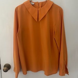 Vintage Peter Pan Gold Jennifer Moore Blouse 6